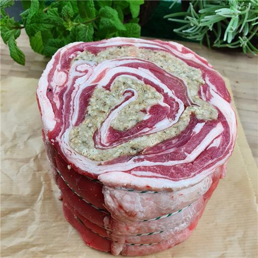 Lamb Breast Stuffed Boned & Rolled - Joint