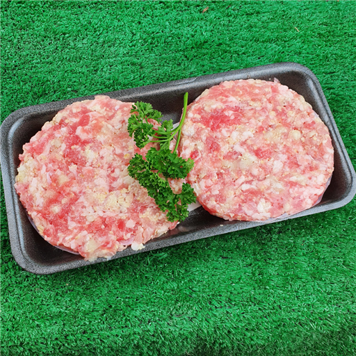 Pork & Apple Burger - 2 pack