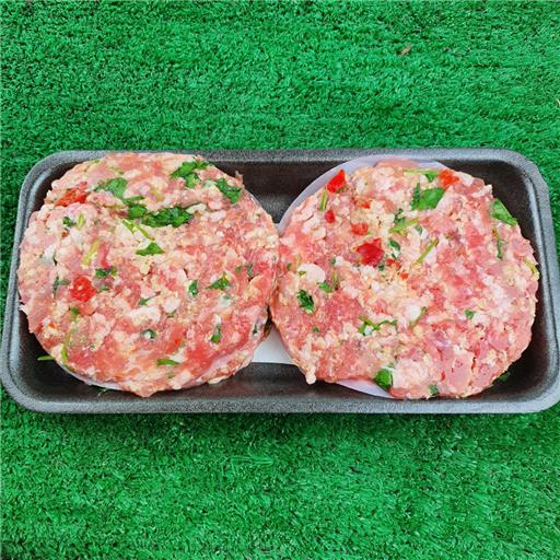 Pork, Chilli, Coriander & Garlic Burger - 2 pack