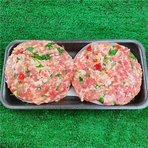 Pork, Chilli, Coriander & Garlic Burger - 2 pack